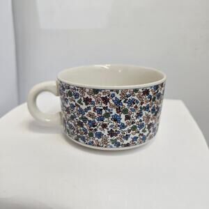 Vintage Petite Fleur Soup Mug Cappaccino Oversize Cup
